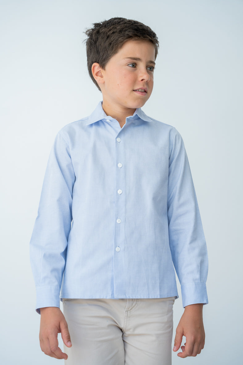 Camisa azul oxford