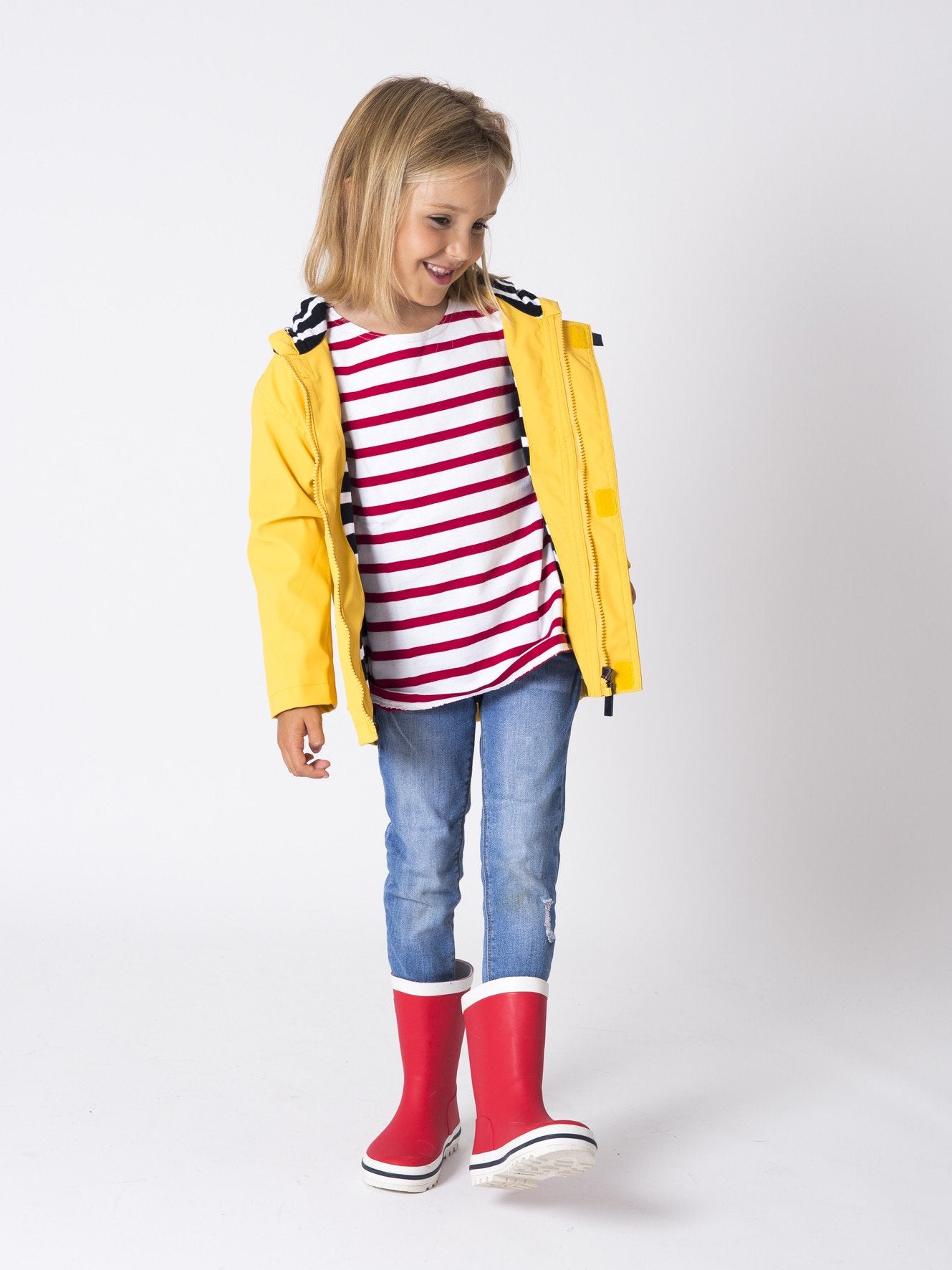 Botas de agua rojas para niña Minis Baby&Kids @minisbk