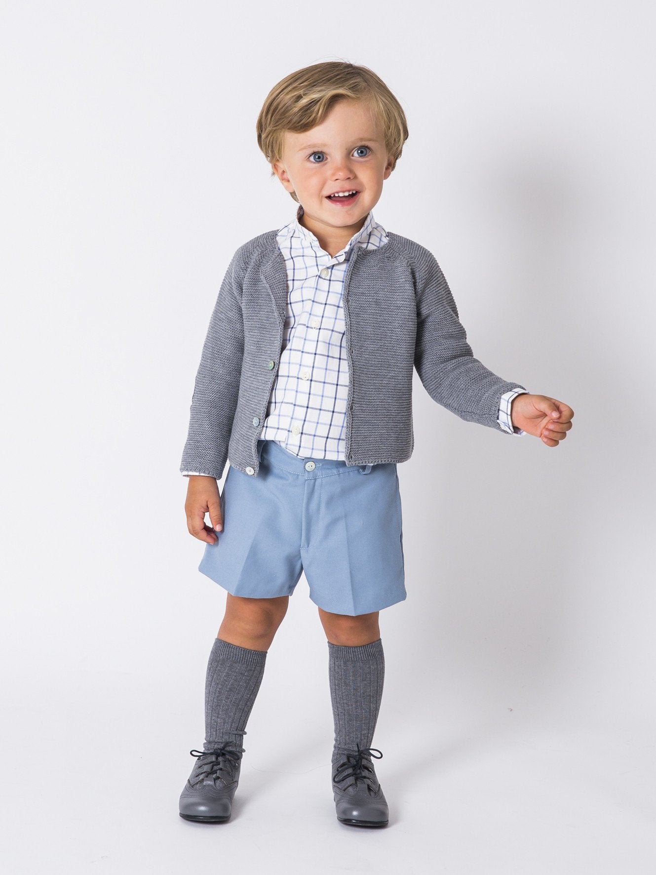 Inglesitos piel gris para niño Minis Baby&Kids