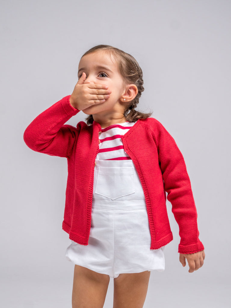 Aplicando que te diviertas granizo Chaqueta roja para niña - Minis Baby&Kids - Moda niños Shop Online