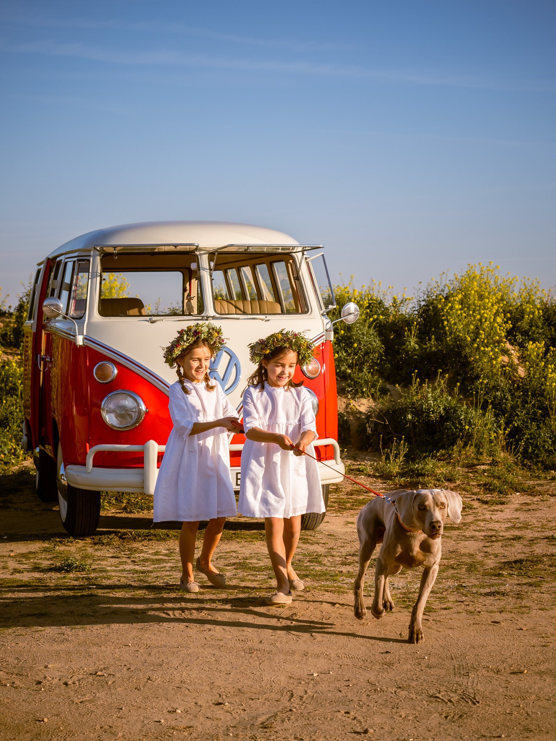 Vestido blanco puntilla