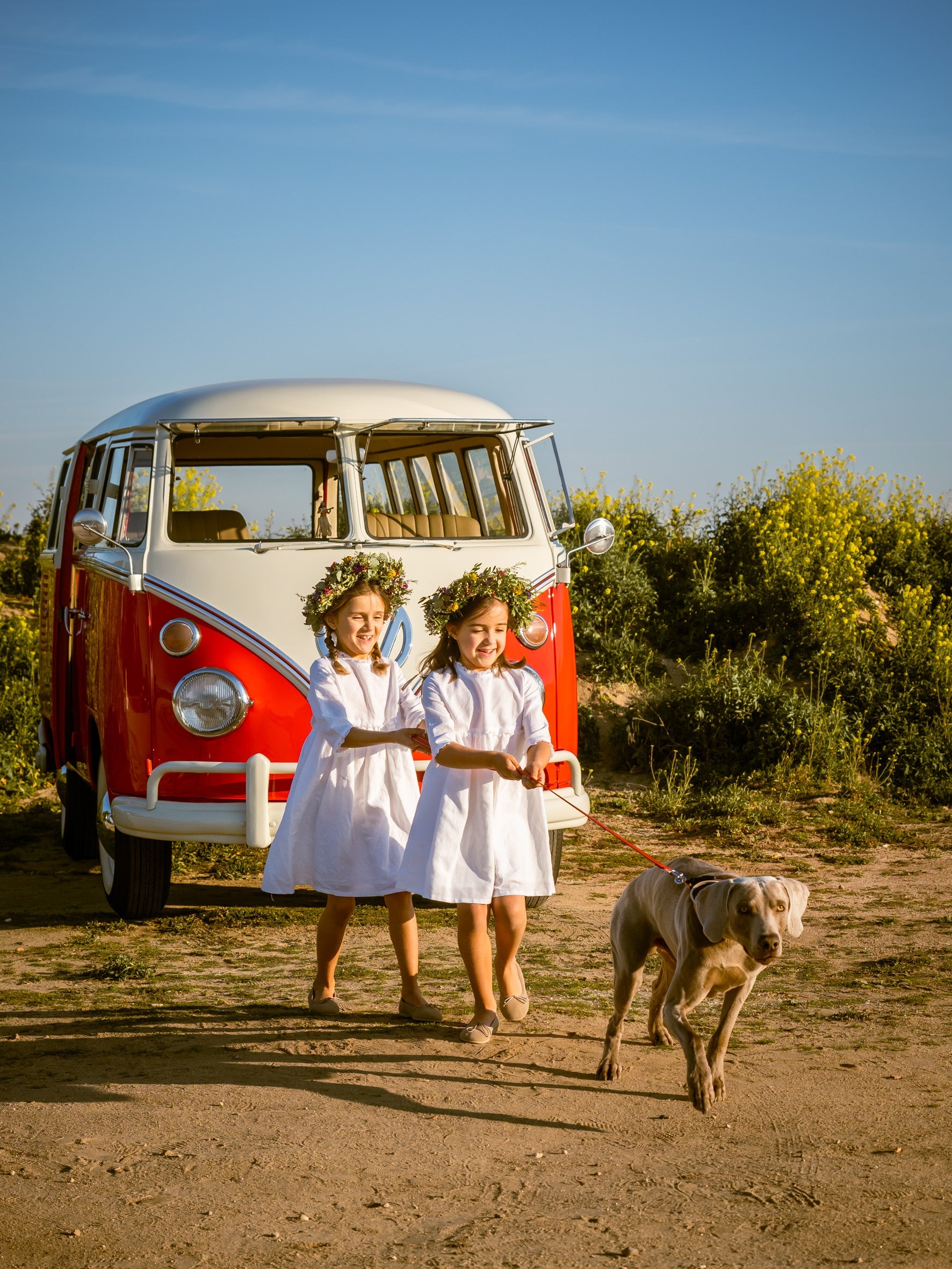 Vestido blanco puntilla