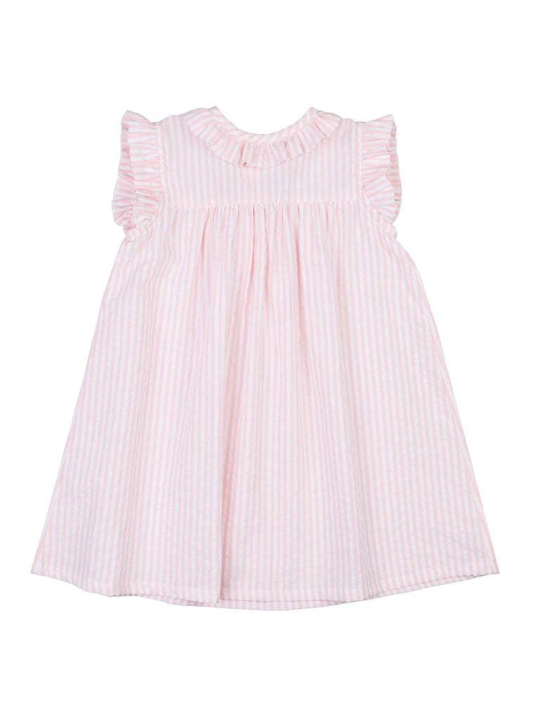 Pink striped nightgown