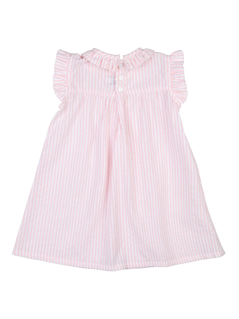 Pink striped nightgown